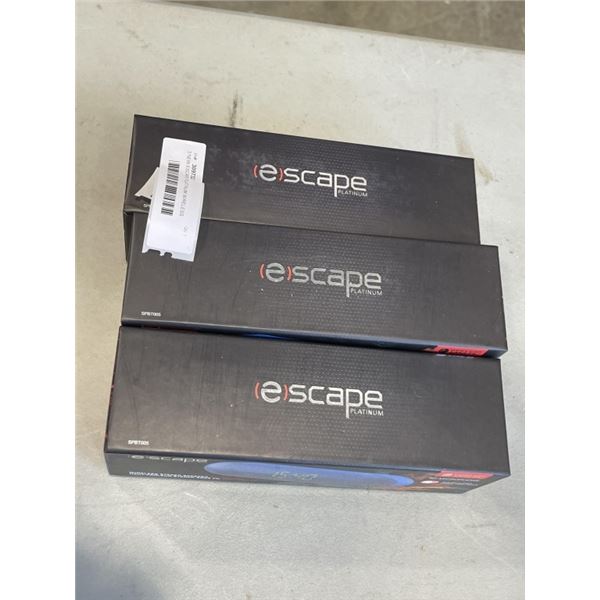 3 NEW ESCAPE PLATINUM WIRELESS STEREO SPEAKERS