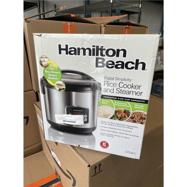 HAMILTON BEACH RICE COOKER - TESTED WORKING