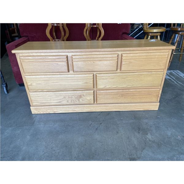 7 DRAWER WOODEN DRESSER