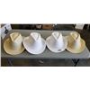 Image 1 : 4 COWBOY STYLE HARDHATS NO HEADGEAR JUST HELMETS