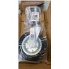 Image 1 : 1 TECH TEAM SPRING LOADED GATE SOLID CASTER WHEELS. 8 INCHES