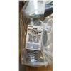 Image 2 : 1 TECH TEAM SPRING LOADED GATE SOLID CASTER WHEELS. 8 INCHES