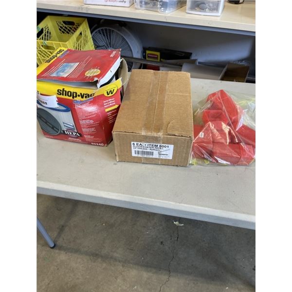 NEW ROTAR BITS, SHOPVAC FILTER AND FLOOR COATER REFILL