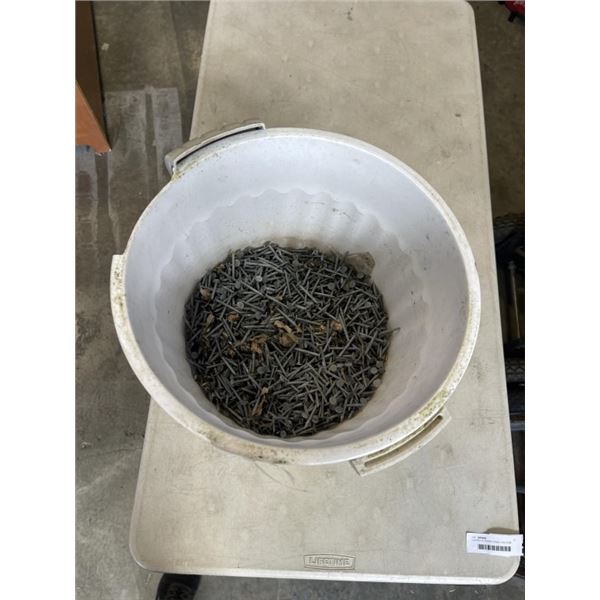 BUCKET OF NAILS