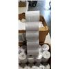Image 2 : BOX OF 40 RECEIPT PAPER ROLLS AND BOX OF THERMAL LABELS 4X6