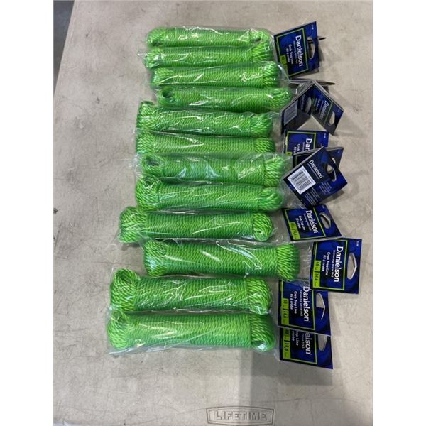12 NEW DANIELSON CRAB TRAP LINES. 48 FT LENGTH EACH
