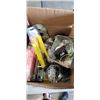 Image 9 : 2 BOXES OF NEW OLD STOCK ITEMS, TOOLS, MISC HARDWARE, ETC