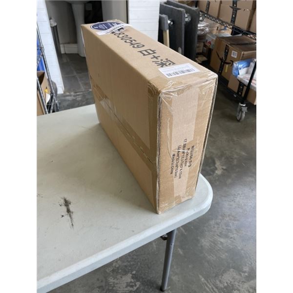 TOOLF 3-TIER METAL UTILITY ROLLING CART WITH DRAWER & WOODEN TABLE TOP