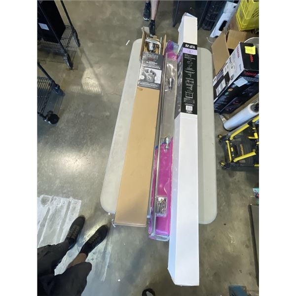 3 AS NEW CURTAIN RODS