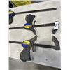 Image 2 : 3 QUICK-GRIP BAR CLAMPS