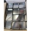 Image 2 : APPROX 20 METAL KITCHEN UTENISIL RACKS AND 2 BOXES OF SMALL METAL CONTAINERS.