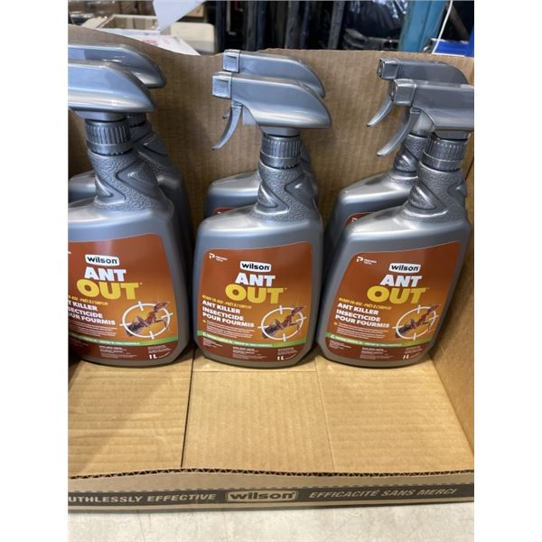 6 BOTTLES WILSON ANT OUT ANT KILLER