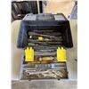 Image 2 : TRAY OF POOL CUES, BAIT BOXES, BALL GRABBER, ETC