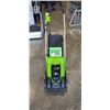 Image 1 : WORKING GREENWORKS ELECTRIC CORDED LAWN MOWER. MODEL LMA123