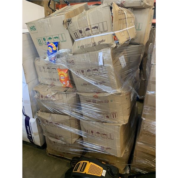 PALLET OF ASSORTED LAYS CHIPS PACKAGED 2024 AND 2025 BB DATE UNKNOWN