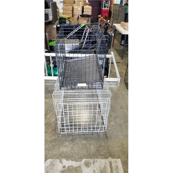 2 ANIMAL CAGES