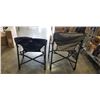 Image 4 : 2 DIRECTOR STYLE CAMP CHAIRS