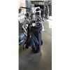 Image 1 : GOLF BAG W/ 5 CLUBS AND 8 IRONS