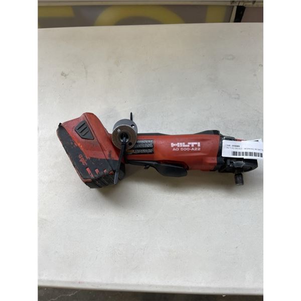 HILTI AG 500-A22 - WORKING W/ BATTERY