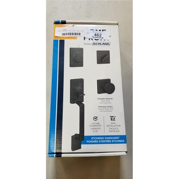 NEW SCHLAGE FRONT ENTRY HANDLE SET