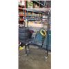 Image 1 : 13FT BY 18IN METAL ROLLING RACK