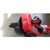 Image 2 : MILWAUKEE ELECTRIC DRAIN SNAKE W/ BATTERY CHARGER - WORKS, BUT NO BATTERIES