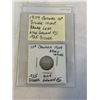 Image 1 : 1909 CANADIAN SILVER 10 CENT BROAD LEAF EDWARD VII .925 SILVER