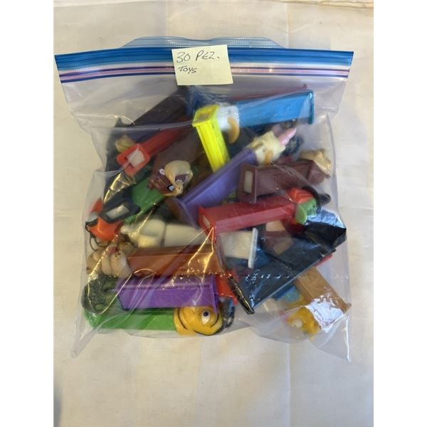 30 PEZ DISPENSER TOYS