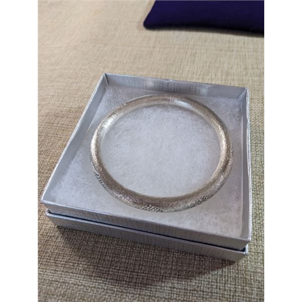 HAND MADE STERLING SILVER (TESTED) BANGLE
