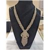 Image 1 : SILVER TONE W/ RHINESTONES NECKLACE