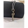 Image 2 : SILVER TONE PENDANT W/ BLACK CORD NECKLACE