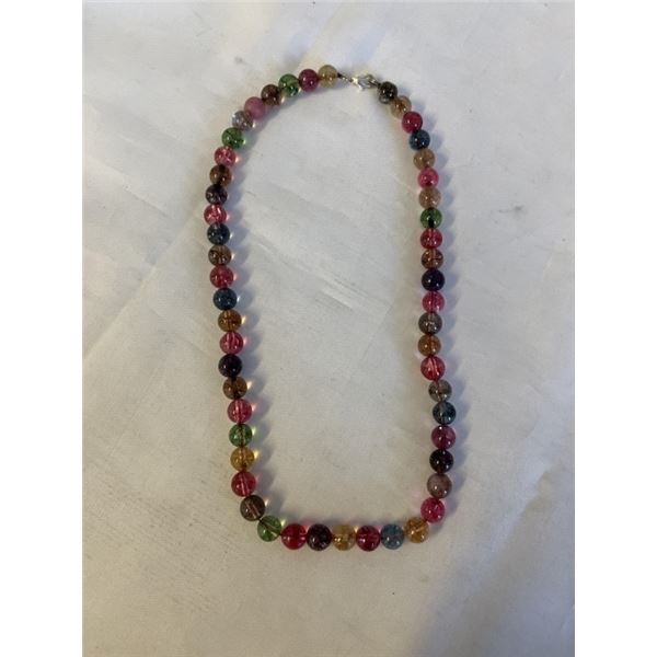 MULTI COLOUR BEADS NECKLACE