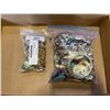 Image 1 : 2 BAGS OF JEWELRY AND PARTS