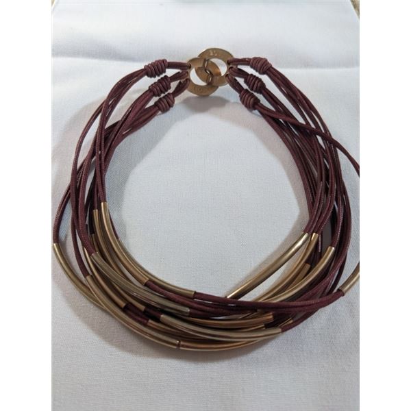 TWOS MARKED CHOKER NECKLACE