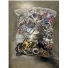 Image 2 : LARGE HEAVY BAG OF MISC JEWELRY AND PARTS
