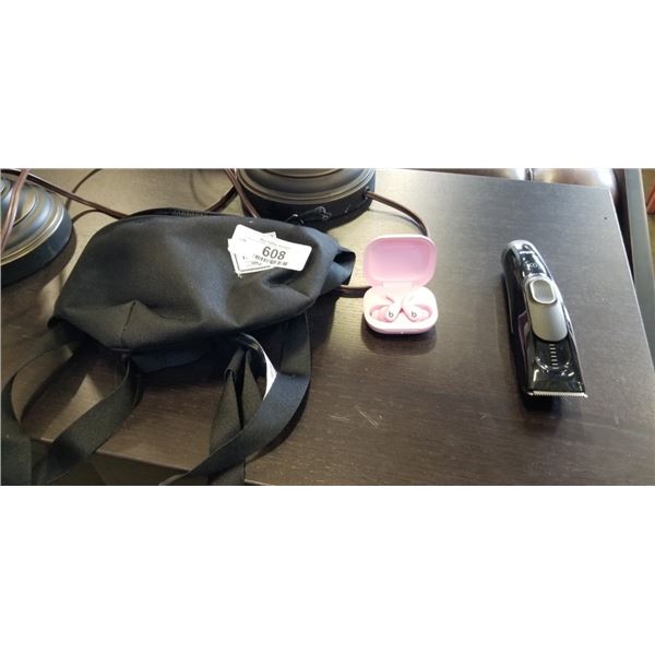 HERSCHEL WAIST PACK, BRAUN SHAVER AND BEATS EARBUDS