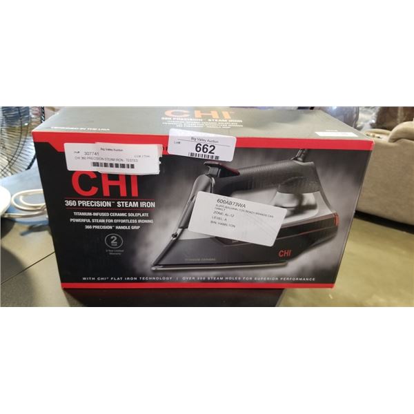 CHI 360 PRECISION STEAM IRON - TESTED WORKING