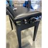 Image 3 : CASIO BLACK LEATHER ADJUSTABLE PIANO SEAT