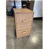 Image 1 : WOODEN 2 DRAWER FILING CABINET