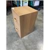 Image 3 : WOODEN 2 DRAWER FILING CABINET