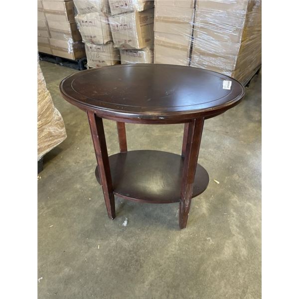 WOODEN SIDE TABLE