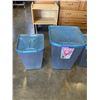 Image 3 : 3 STORAGE TOTES WITH LIDS