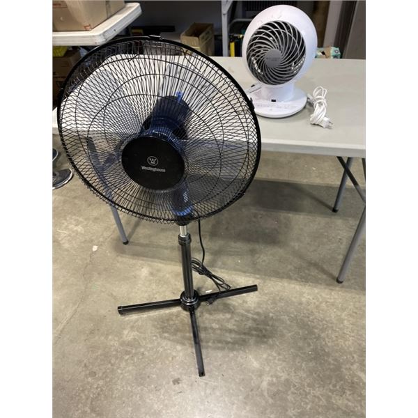 WESTINGHOUSE FLOOR FAN AND WOOZOO TABLE FAN BOTH WORKING