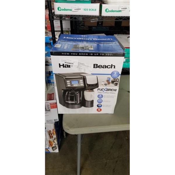 HAMILTON BEACH FLEXBREW TRIO COFFEE MAKER - TESTED WORKING