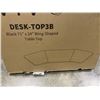Image 2 : NEW VIVO BLACK 71 X 24 WING SHAPED TABLE TOP