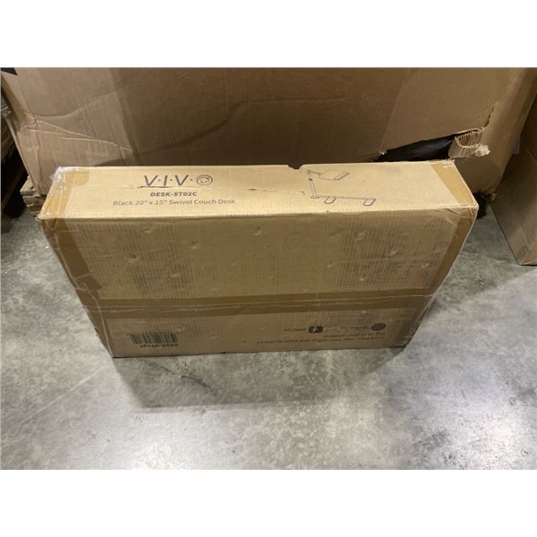VIVO BLACK 20 X 15 SWIVEL COUCH DESK
