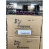 Image 2 : LOT OF 4 BOXES OF CRAYON 24 PER PACK