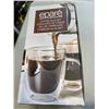 Image 2 : 2 NEW SETS OF GLASS DOUBLE INSULATED COFFEE MUGS
