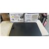 Image 1 : NEW VIVO TV WALL MOUNT AND GLASS SHELF, ADDDITIOPNAL GLASS SHELF AND SIT TO STAND LOW PROFILE DESK R