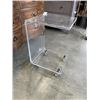 Image 1 : ACRYLIC ROLLING SIDE TABLE